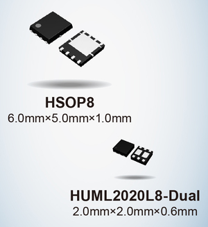 ROHM共24款第五代Pch MOSFET耐壓-40V和-60V的全新產品,適用於工控裝置及大型消費電子產品