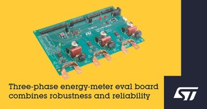 意法半導體推出功能完整的電度表評估板,整合低成本感測器和穩定的電隔離功能