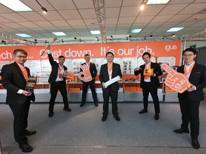 国际工具机TIMTOS实体展在疫情持续下取消,台湾易格斯在公司内部搭建实体展览摊位imps (igus motion plastics show),虚实整合,带给客户更多的实用产品资讯与协助。