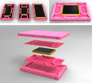 友達將於Touch Taiwan展出獲國際肯定的「共享式包材設計」,兼顧產品安全及資源共用,降低環境衝擊。