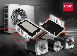 ROHM推出四款兼具出色降噪性和低损耗性的600V耐压IGBT IPM,适用於各种变频器的功率转换。