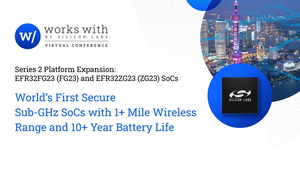 Silicon Labs推出安全Sub-GHz SoC,無線傳輸距離超過1英里,電池壽命超過10年。