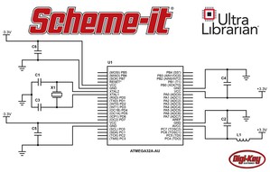 Scheme-it工具新功能包括提供Ultra Librarian符號整合、自訂符號編輯器,以及在線路圖中加入數學方程式的功能