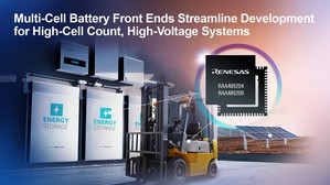 瑞薩新型RAA48920x IC可以靈活的電池平衡功能加快移動裝置、
UPS和儲能系統的電池開發,降低開發成本。