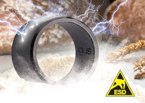 igus 推出適用於食品行業的新型耐磨材料--iglidur AX500 ,可防靜電,並在高溫下使用。(source:igus GmbH)