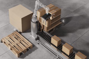 OnRobot Palletizer 部署时间短、占用空间小且拥有市场上最优惠的价格,也能提供客户更高的灵活性。