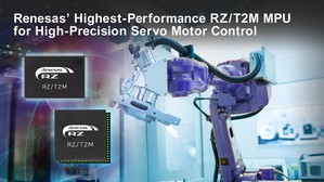 瑞薩RZ/T2M在單一晶片中結合馬達控制和符合TSN標準的工業乙太網路,同時支援功能安全。