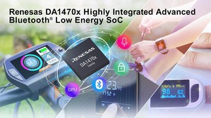 全新SmartBond DA1470x系列无线SoC在小封装中整合应用及2D图形处理器、语音有效侦测和电源管理功能,支援小尺寸的物联网产品设计。