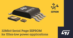 意法半導體突破非易失性記憶體技術,率先推出串列頁EEPROM