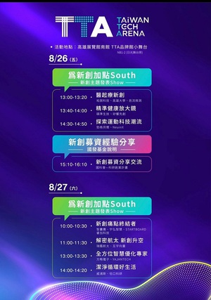 展现南台湾科技力!TTA点亮新创 赢向国际