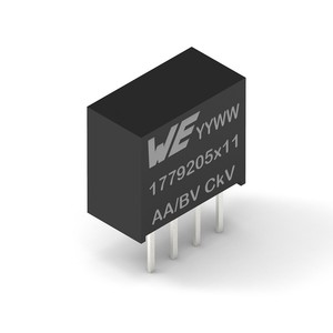 SIP-4 封裝的 MagI3C-FISM(source:Wurth Elektronik)