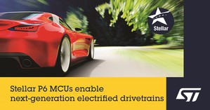 意法半導體推出能整合電動汽車平台系統的Stellar P62車規MCU,支援新高速車載通訊協議