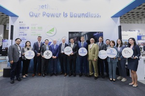北陸能源參展2022 Energy Taiwan台灣國際智慧能源週,加拿大駐台北貿易辦事處代表到場合影誌慶