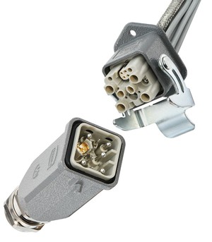 Han Q混合型是在中等功率範圍內連接電機,執行器或感測器的理想選擇。