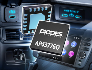 Diodes公司針對車內預裝USB充電快速增加的各種機會,推出高度整合的雙通道USB Type-C協定解碼器