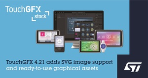 意法半導體TouchGFX Stock簡化並加速STM32 MCU上使用者介面之開發
