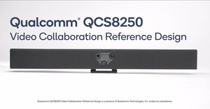 高通技術公司宣佈推出最新智慧視訊協作解決方案高通 QCS8250視訊協作參考設計,其一體式的軟硬體平台藉由裝置上AI和出色的鏡頭與音訊品質,原生支援統一的通訊應用。
