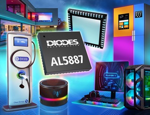 Diodes公司针对RGB和单色固态照明LED,推出双数位介面、多通道LED驱动器