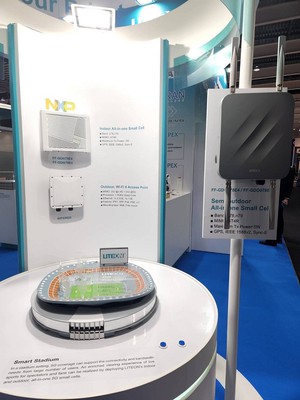 光寶科技在2023MWC智慧場館推出「輕量化戶外一體型5G小基站」,增加戶外應用場景覆蓋範圍。