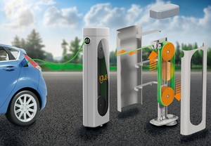 整潔的壁掛箱:igus的e-tract 2.0收納系統可以保護電纜,使電纜易於整理。(source:igus GmbH)