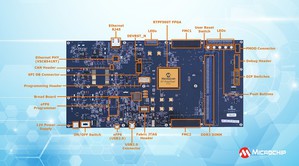 Microchip整合开发套件使得开发人员可以使用与太空飞行同等低功耗、高传输量耐辐射 (RT) FPGA 进行原型制作。