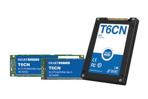 世邁科技全新RUGGED T6CN PCIe NVMe SSD固態硬碟系列,適用於國防、工業和電信應用。(source:世邁科技)