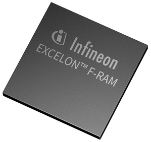 英飛凌擴展其EXCELON F-RAM記憶體產品,推出兩款分別具有1Mbit和4Mbit儲存容量的新型F-RAM記憶體。