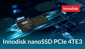 全新微型「nanoSSD PCIe 4TE3」產品系列是宜鼎旗下首款支援PCIe傳輸規格的BGA SSD,可加速實踐智能化應用的高效儲存。