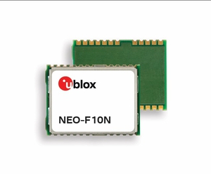 u-blox NEO-F10N以u-blox F10平台為基礎,具備L1/L5雙頻技術和
有效的抗多徑干擾能力。