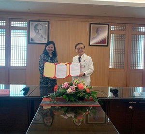 台中慈济医院和中台科技大学签署合作备忘录,协作推动临床医学实证研究。