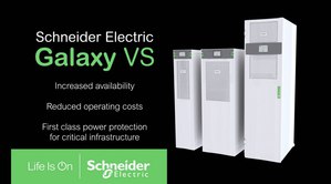 施耐德最新推出適用於外部電池的 Galaxy VS 三相不斷電系統從60 kW至100 kW(380V)擴增為60 kW至150 kW(380V)