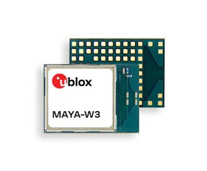 u-blox MAYA-W3把Wi-Fi 6和6 GHz頻段的效益帶入工業應用,可防止網路擁塞並確保電源效率。