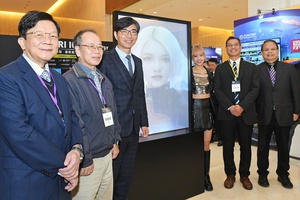 「AI虚拟偶像」采用一站生成式3D模型建置技术,仅需5分钟快速建模。