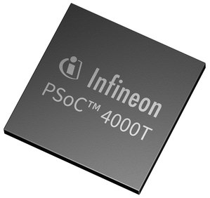 英飛凌推出PSoC 4000T 超低功耗微控制器,訊噪比提高 10 倍並支援多重感測應用。