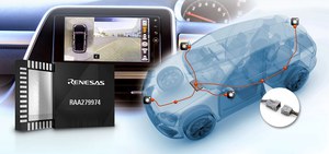 瑞萨推出Automotive HD Link(AHL)使低成本电缆和连接器能够传输高画质影像;可与瑞萨汽车安全系统中的其他产品搭配。