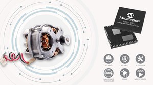 Microchip推出基於 dsPIC 数位讯号控制器(DSC)的新型整合马达驱动器系列,配套的支援工具生态系统可协助简化马达控制系统的开发,并加快产品上市时间。