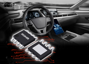 一次侧LDO稳压器BD9xxM5-C系列新品具有额定电压45V、输出电流500mA,适用於由车载电池驱动的车载电子产品和电子控制单元(ECU)等电源。