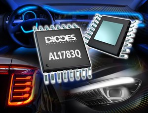 Diodes公司推出符合汽車規格的新型線性 LED 驅動器AL1783Q,讓使用者能獨立控制三個通道的亮度和色彩。