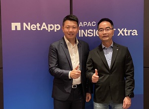 左為NetApp 台灣技術總監 許宏俊,右為NetApp 大中華區、東盟和韓國技術總監 游慶洪