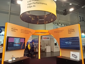 聯發科技於Embedded World 2024攜手大聯大品佳集團,展出嵌入式智慧物聯網合作成果。