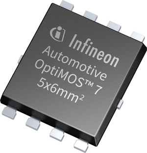 英飞凌针对汽车应用推出的 80 V MOSFET OptiMOS 7,具有封装电阻、电感低及抗雪崩电流能力强的特点。