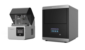 長陽生醫代理的Miicraft光固化3D列印機,可使用多種牙科專用樹脂製作所需的牙科?復物,協助醫事人員提升醫療產能。