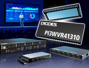 13.5Gbps 高速视讯切换器 PI3WVR41310可支援达到超高位元率UHBR13.5规格,包括 HDMI 2.1 及其他新兴和专有标准。