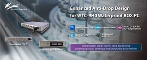 WTC-9H0全机标配SU304不??钢材质,为防水防尘保证IP66/69K嵌入式工业电脑首选。(左)采用标配M12金属防水自制接头,(右)选配IP69K电缆弹性密封防水接头。