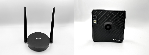 星縱物聯Wi-Fi HaLow閘道器(左)與感測攝影機(右)