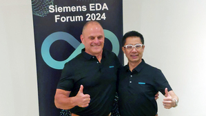 Siemens EDA Silicon Systems執行長Mike Ellow(左);西門子數位工業軟體 Siemens EDA 全球副總裁暨亞太區技術總經理李立基(Lincoln Lee)(右)