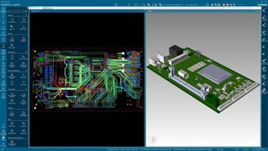 西門子最新版軟體結合Xpedition、Hyperlynx與PADS Professional,並強化整合性,透過雲端連線和高度協作,實現一致的使用者體驗;圖二為HyperLynx NG軟體。