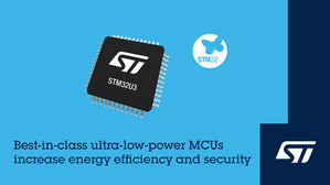 意法半导体发表STM32U3微控制器,进一步推动超低功耗创新,适用於远端、智慧与永续应用