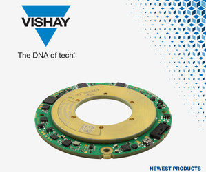 貿澤電子即日起供貨適用於自動化、馬達驅動器和機器人的Vishay RAIK060旋轉絕對電感套件編碼器