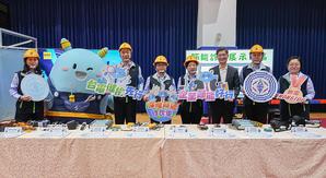 台电举行「台电健检先行 企业节能好行」大用户座谈会,北南区处场次由台电??总经理陈铭树(右五)、台电北南区处处长杨显辉(右六)及台湾大电力研究试验中心董事长简福添(右三)等人叁与。图二为台电??总经理陈铭树。